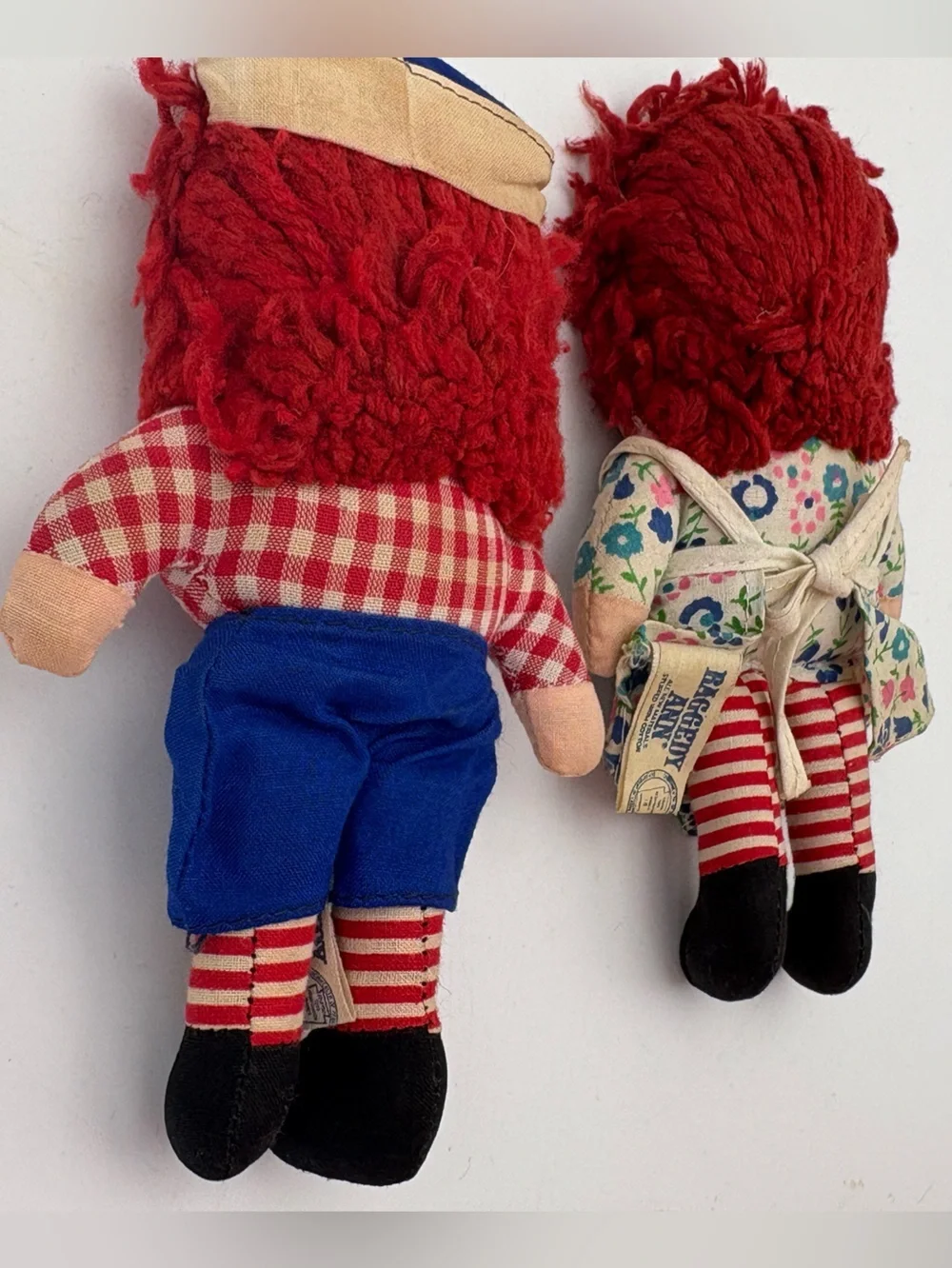 Vintage Raggedy Ann and Raggedy Andy Dolls